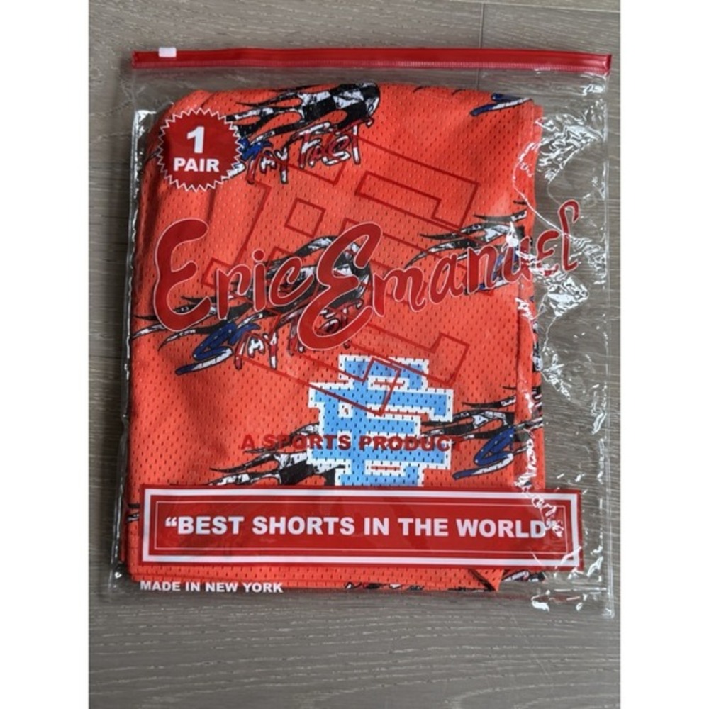 MEDIUM‎ Eric Emanuel Matty Boy ORANGE Mesh ✅❤️ SHIPS ASAP BRAND NEW RARE